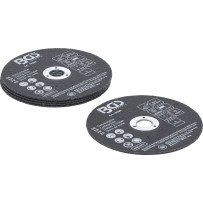 Juego de discos de corte  para acero inoxidable  Ø 75 x 1,0 x 10 mm 5 piezas